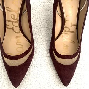 Sam Edelman Nixon Pumps, Maroon/Burgundy, Size: 6, Excellent Used Condition